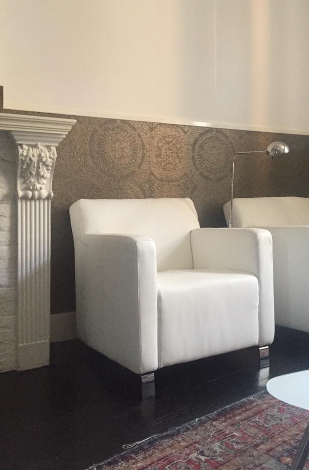 Arte wallpaper rhapsody past en present roermond Lambrisering met behang