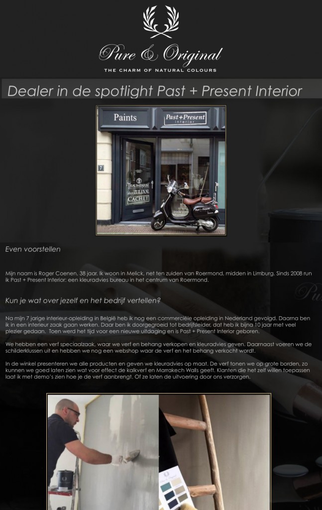 Blog pure & original past en present roermond Opleiding kleuradvies interieur